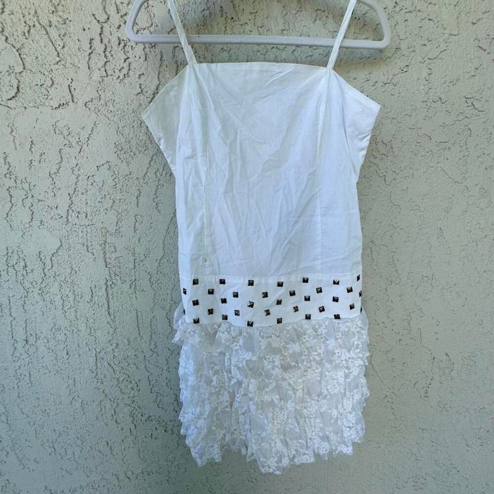 Y2k white dress